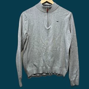 Vineyard Vines by Shep & Ian Cotton 1/4 Zip Pullover Sweatshirt Boys Sz XL